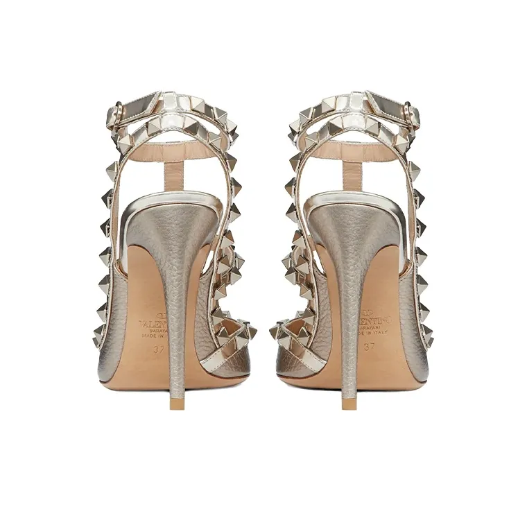 Valentino Garavani Rockstud 100mm Caged Pumps-5
