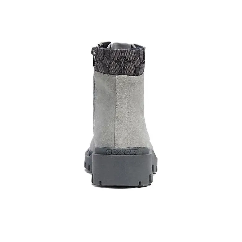 COACH CitySole Ankle Boots Men's Gray-4