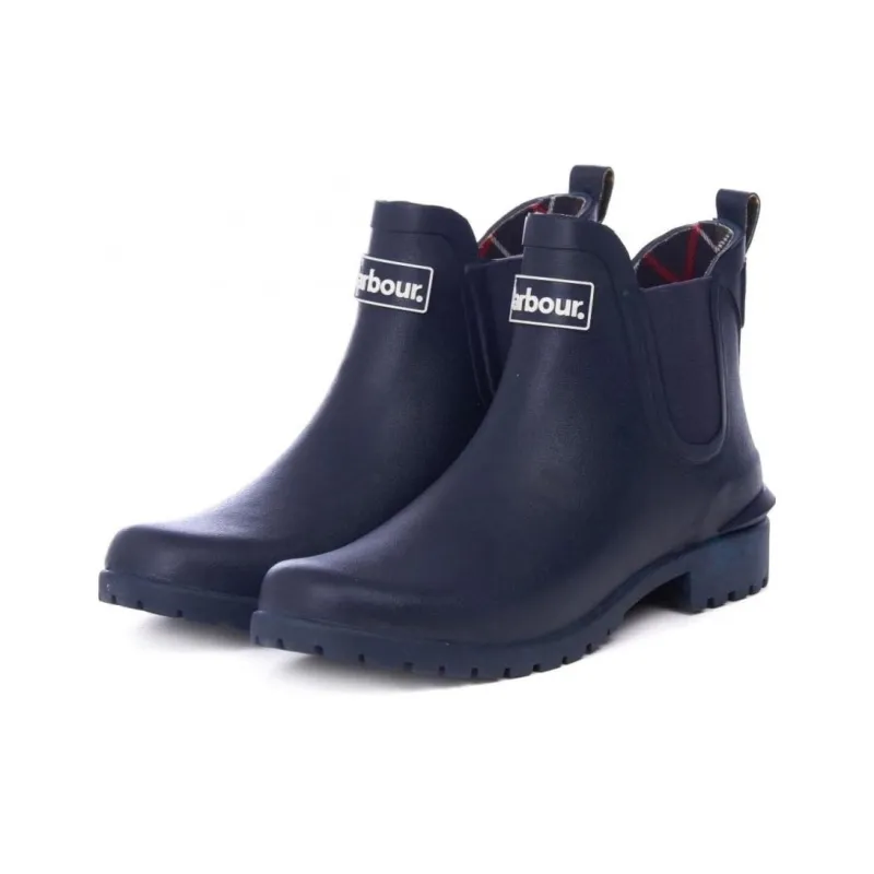 BARBOUR Short Chelsea Boots Women's Blue-2