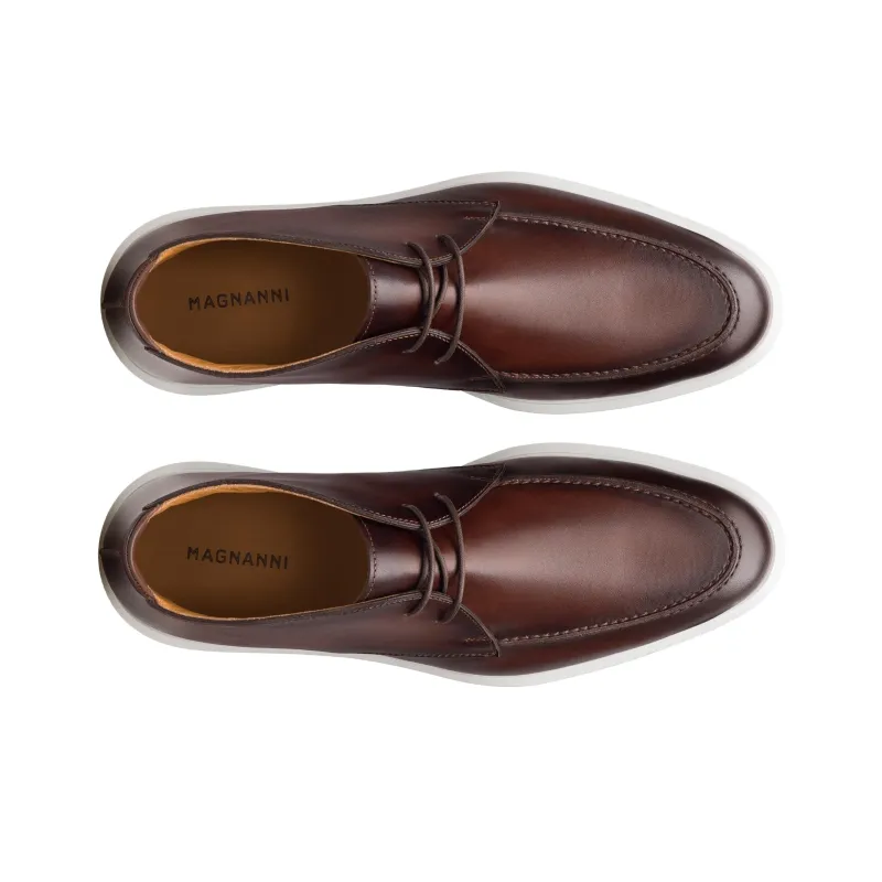 Magnanni Orion Chuk Ankle Boots Men's Red Brown-3