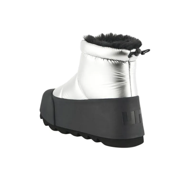 UNITED NUDE Polar Bootie II Ankle Boots 6cm Women's Silver-3