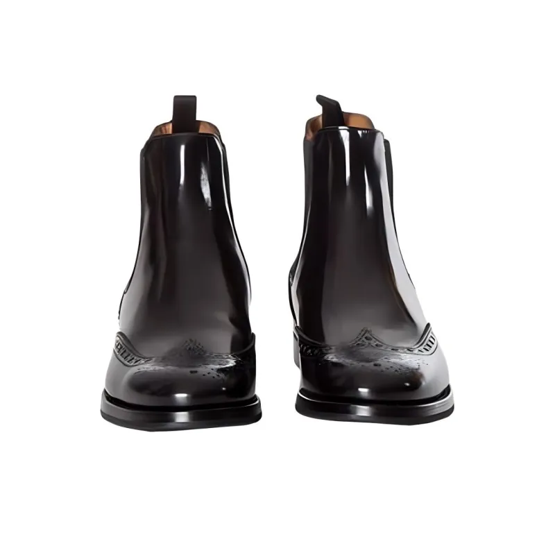 CHURCH'S Charlize Brogue-detail Ankle Boots-2