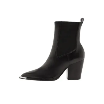 Schutz Western Springsteen Short Chelsea Boots 8.3cm Women's Black