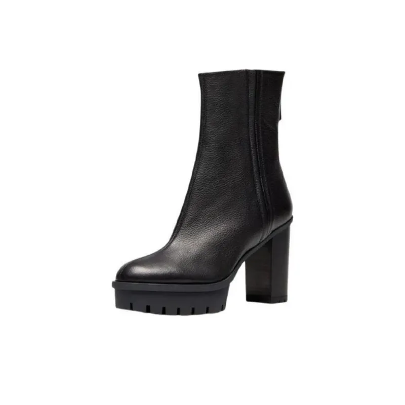 AQUAZZURA Francoise Ankle Boots Women's Black-3
