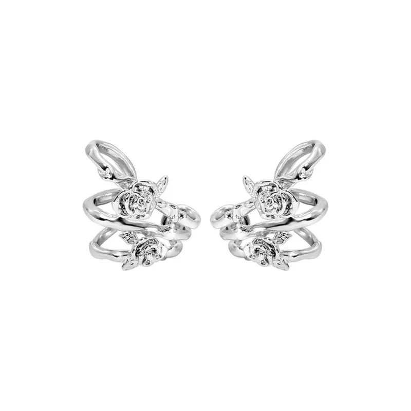 PAYMERY Alloy Clip On Earrings Women's-0