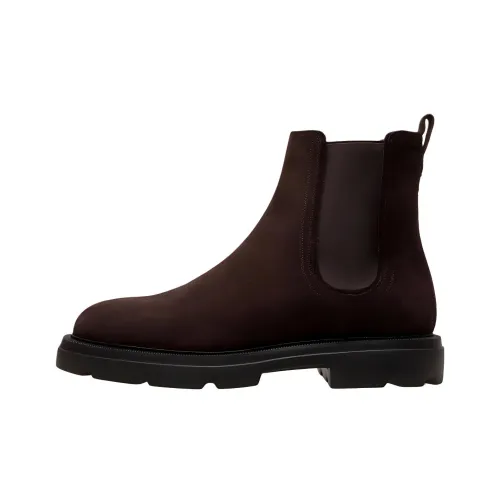 BALLY Short Chelsea Boots Men's Brown