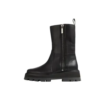Jimmy Choo Bay Flat Chunky Leather Boots