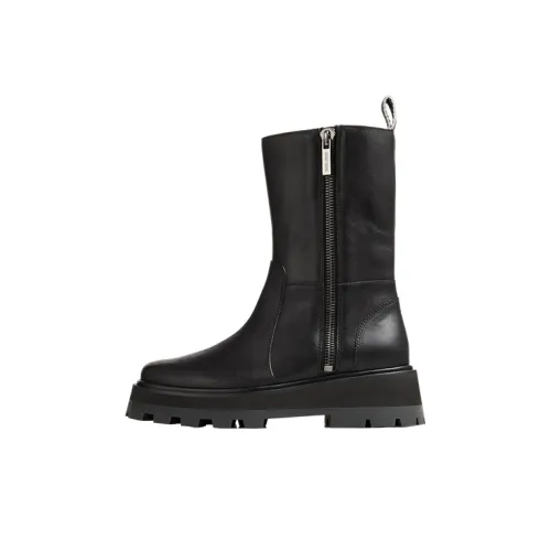 Jimmy Choo Bay Flat Chunky Leather Boots