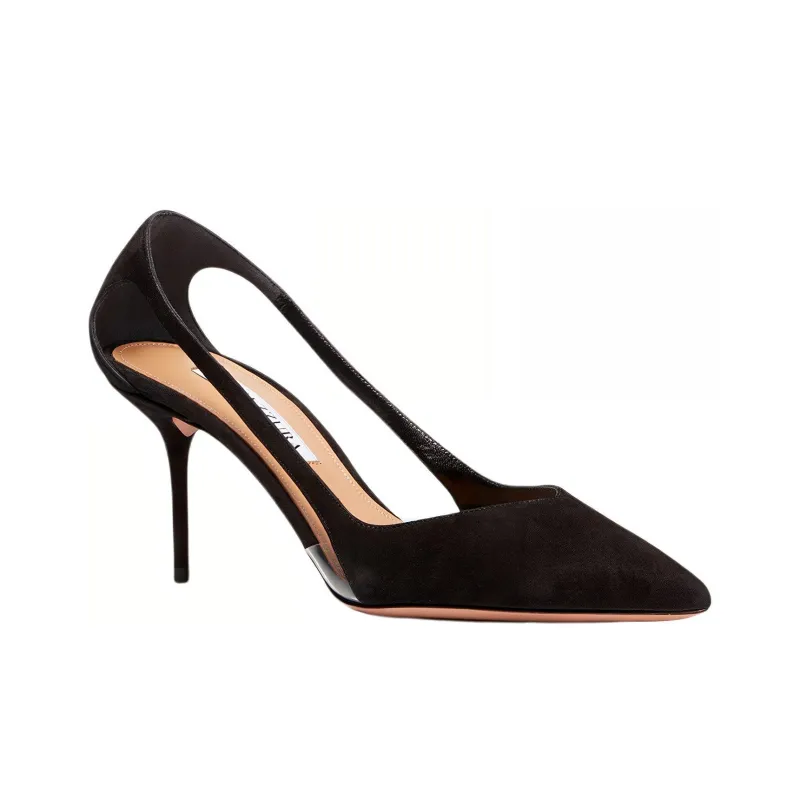 AQUAZZURA Slim Heel High Heels 7.5cm Women's Black-2