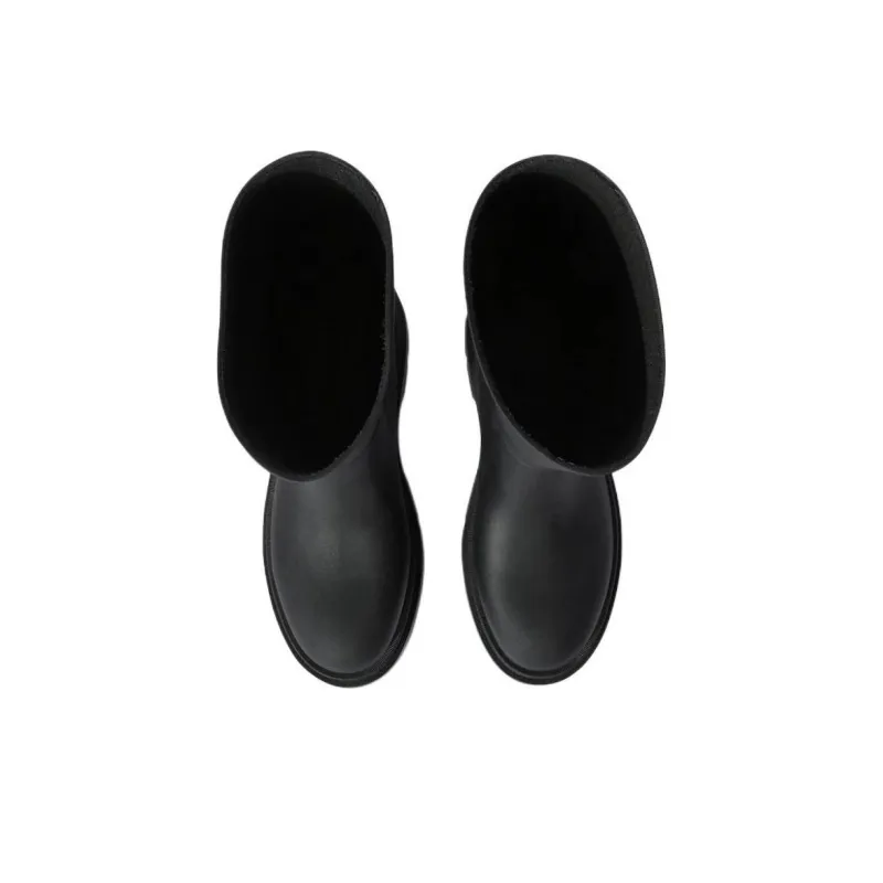 OFF WHITE Rain Boots Women's Black-3