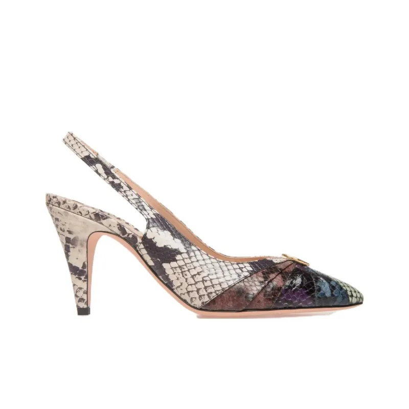 BALLY Snakeskin-effect Leather Pumps-1