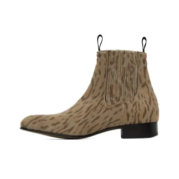 TOM FORD Short Chelsea Boots 3cm Men's Brown