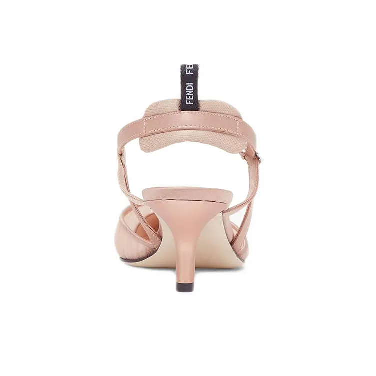 FENDI Colibri Slim Heel High Heels Women's Pink-4