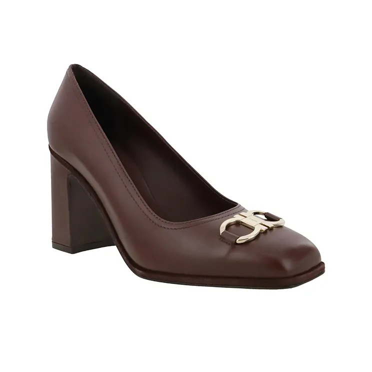 FERRAGAMO Otilia Logo-plaque Pumps-2