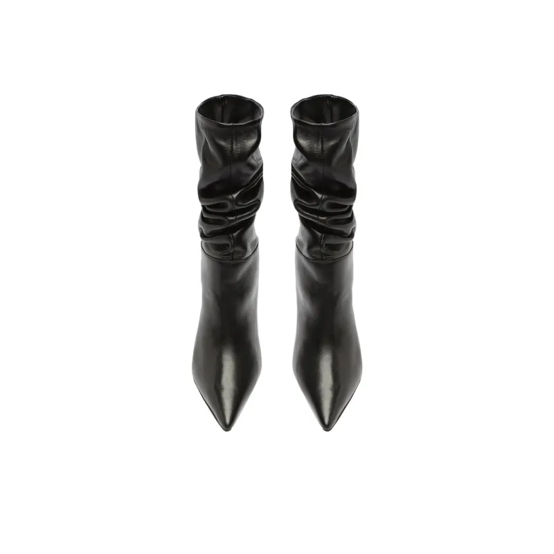 Schutz Ashlee Ankle Boots 11cm Women's Black-4