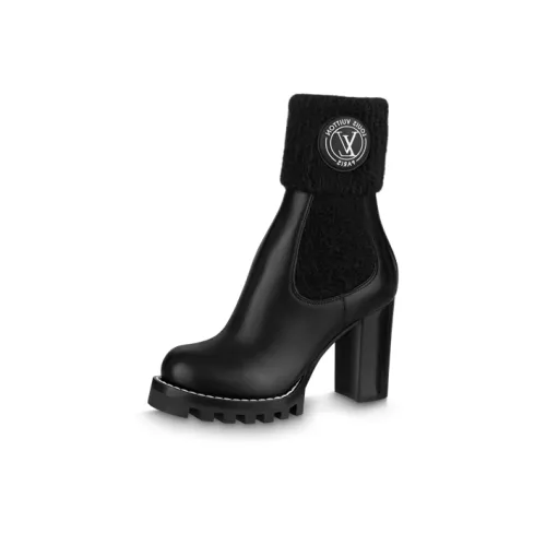 LOUIS VUITTON Crew Chelsea Boots Women's Black