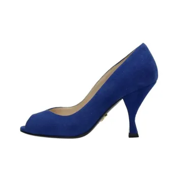 PRADA Irregular Heel High Heels Women's Blue
