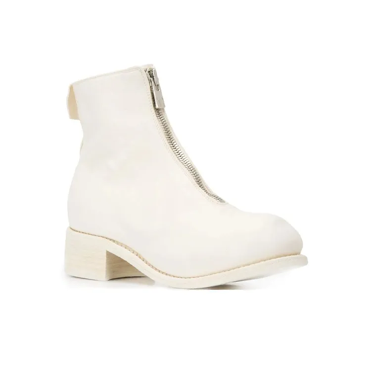 GUIDI Front-zip Ankle Boots-2