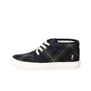 Polo Ralph Lauren Logo Embroidered Lace Up Sneakers