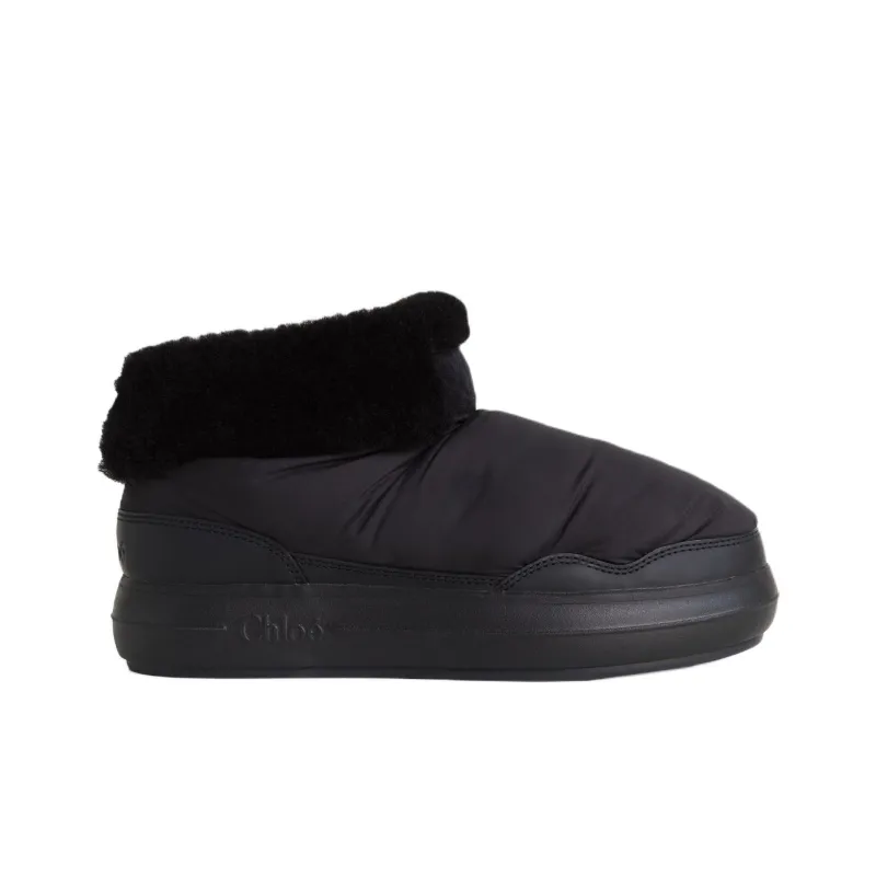 Chloe Polar Ankle Boots 3.5cm Women's Black-1