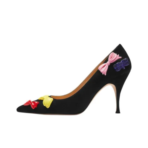 COACH Slim Heel High Heels 8.9cm Women's Black