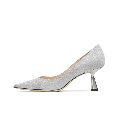 Jimmy Choo Rene High Heels Women's Silver