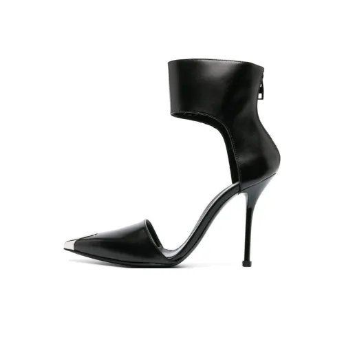 Alexander McQueen Slim Heel High Heels 10.5cm Women's Black