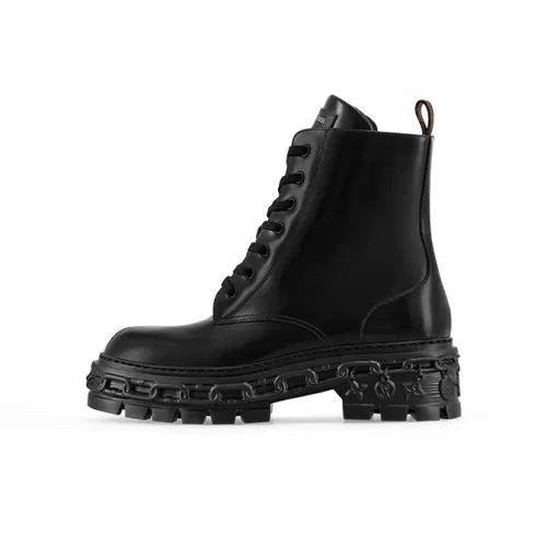 LOUIS VUITTON Record Short Martin Boot Women's Black