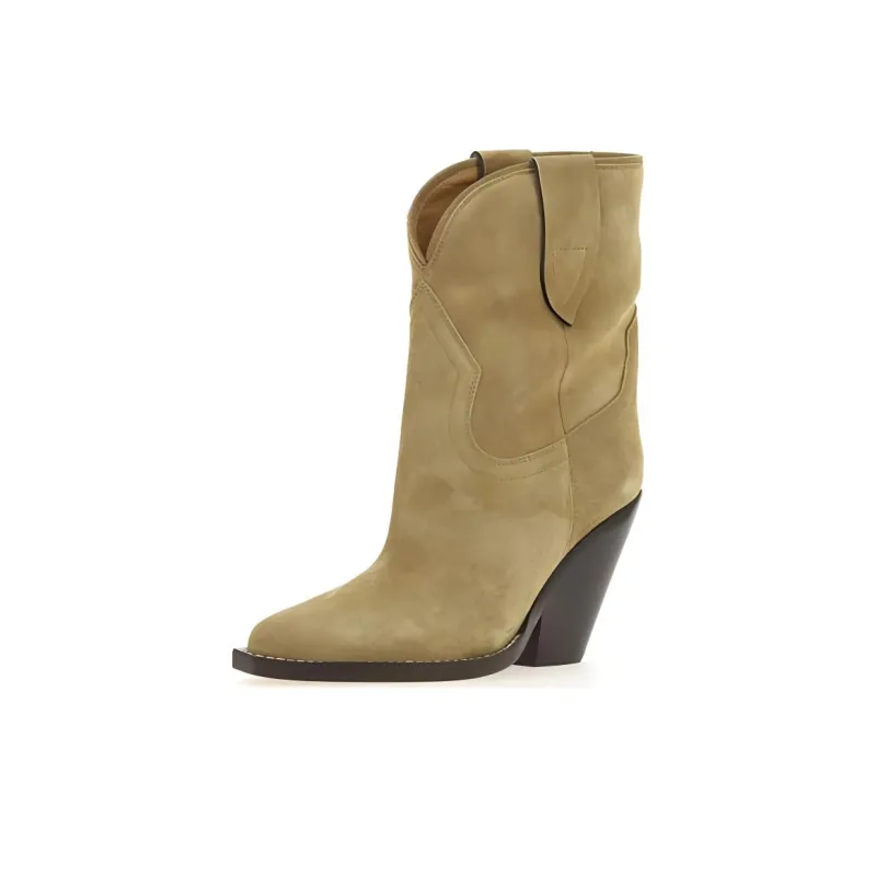 ISABEL MARANT Leyane Ankle Boots Women's Umber-2