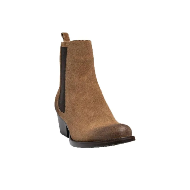 SARTORE Sr4210 Short Chelsea Boots 4.5cm Women's Light Brown-2