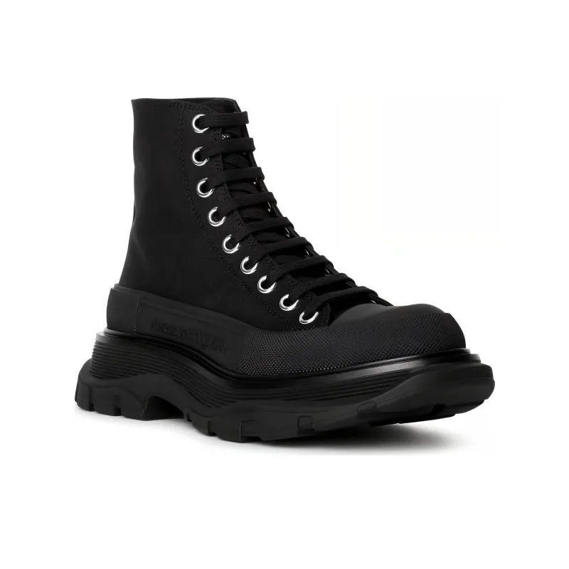 Alexander McQueen Tread Slick Boots 'Triple Black' Women's-2