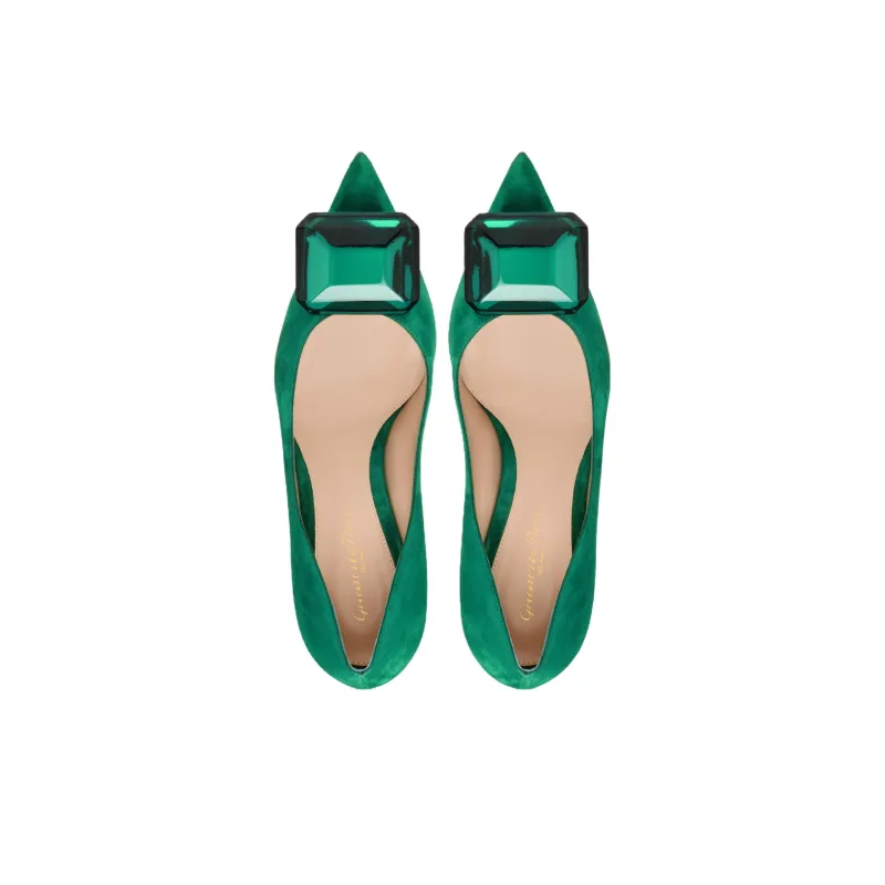 GIANVITO ROSSI Jaipur 85mm Gemstone Pumps-3