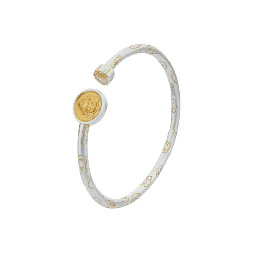 Shunqin Silver Building S999 Fine Silver Bangles Women's