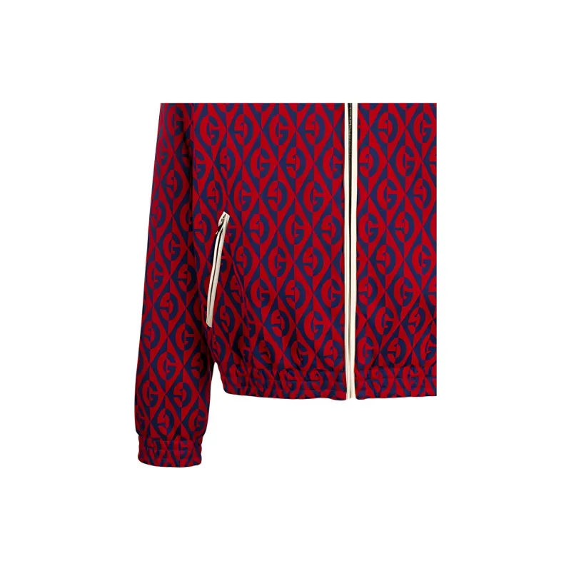 GUCCI G Rhombus Zipped Hoodie-5