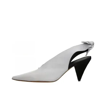 CELINE Cone Heel High Heels Women's Gray
