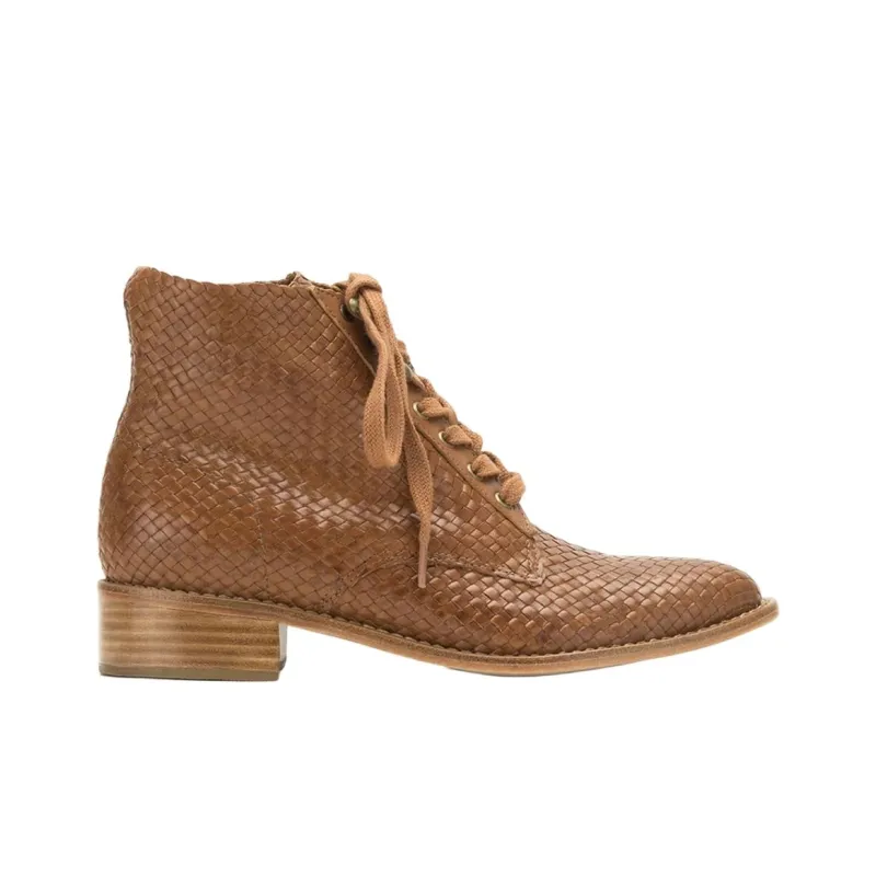 Sarah Chofakian Tresse Ankle Boots Women's Light Brown-1