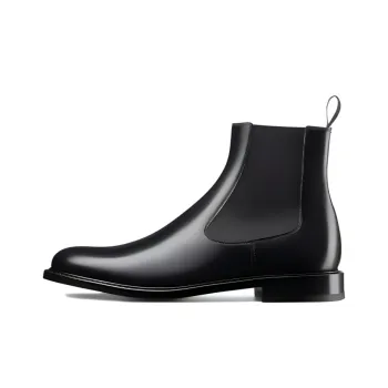 DIOR Short Chelsea Boots Men's Black