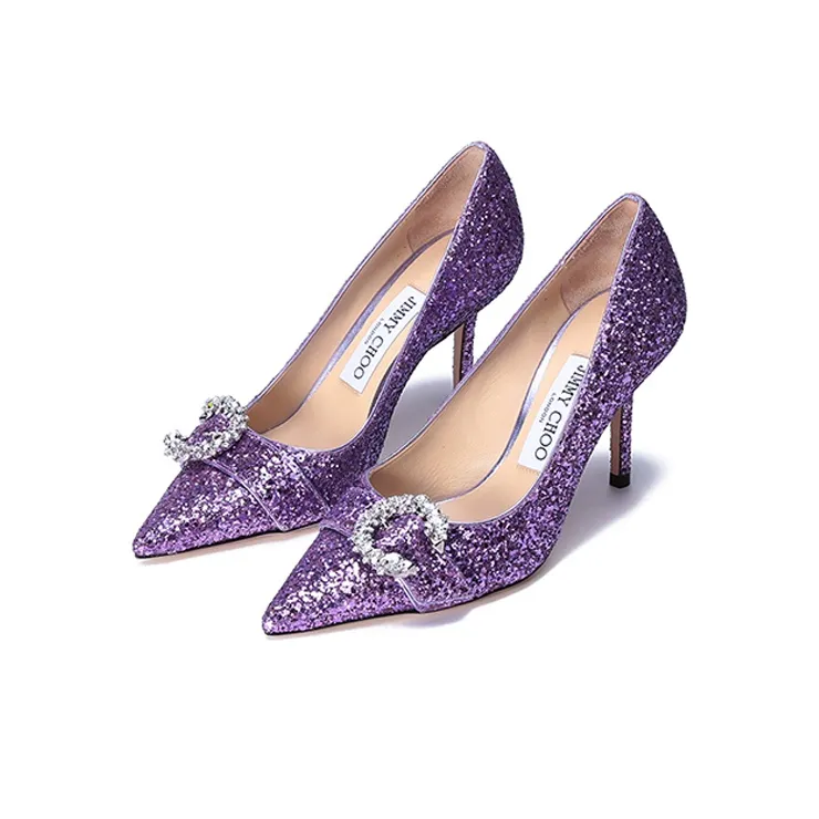 Jimmy Choo High Heels 8.5cm Women's Purple-2