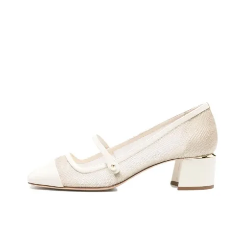 Jimmy Choo Elisa 45m Metallic mesh Pumps
