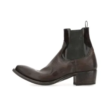 PRADA Wizard Boots Short Chelsea Boots Men's Brown
