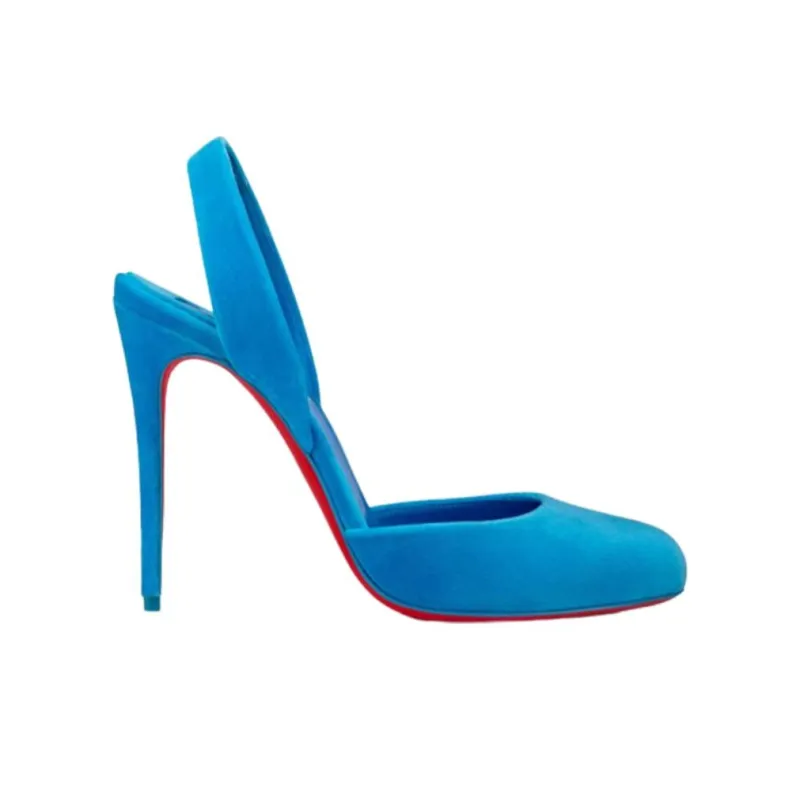 CL Slim Heel Stylish Sandal Women's Blue-1