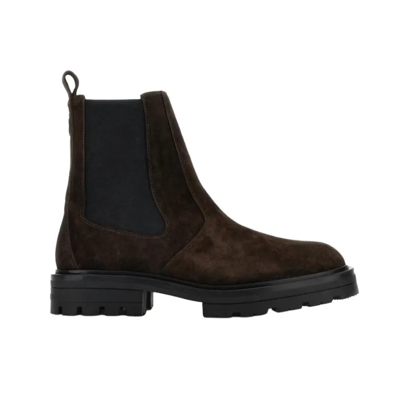 HOGAN H673 Round Toe Chelsea Boots-1
