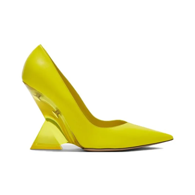 The Attico Cheope 110mm Leather Pumps-1