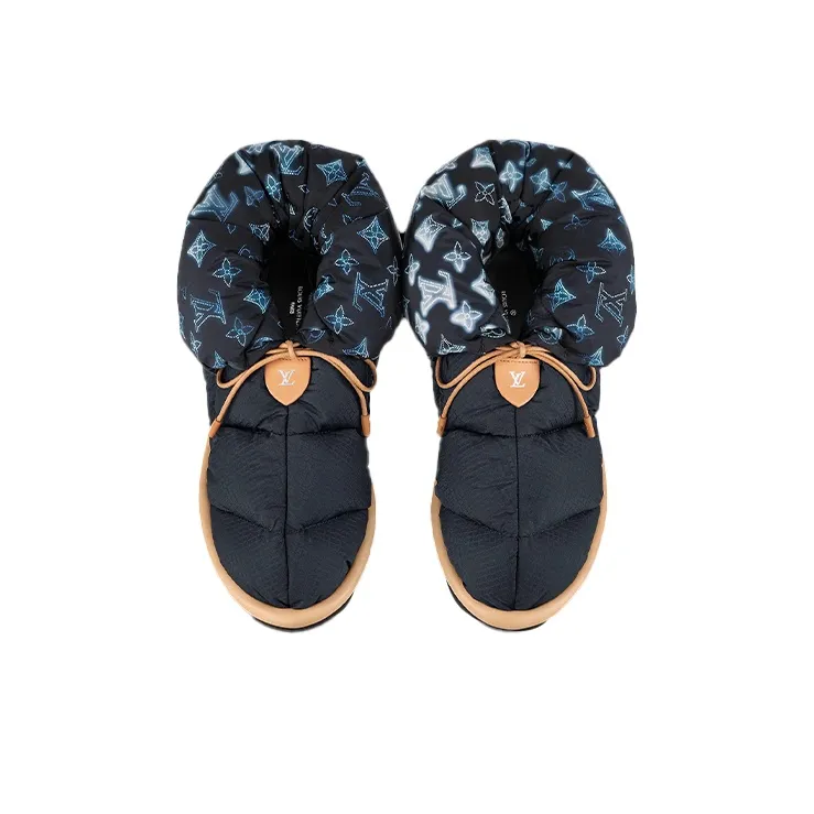 LOUIS VUITTON Lv Pillow Comfort Ankle Boots 'Navy' Women's-3