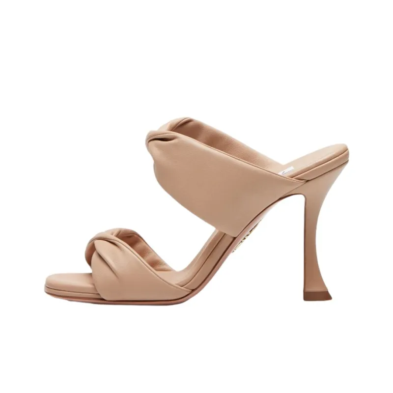 AQUAZZURA Twist 95mm Leather Sandals-0