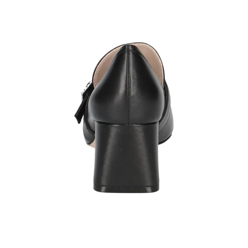 CAPRICE Gillian Block Heel High Heels 5.5cm Women's Black-5