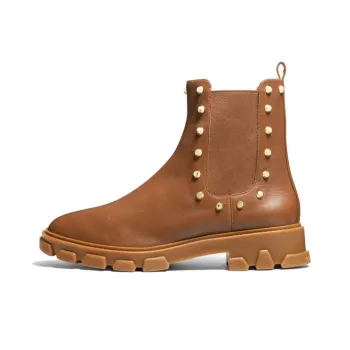 MICHAEL KORS Ridley Short Chelsea Boots Women's Brown