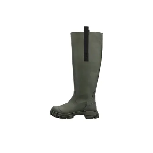 GANNI Knee high Boots Women's Green