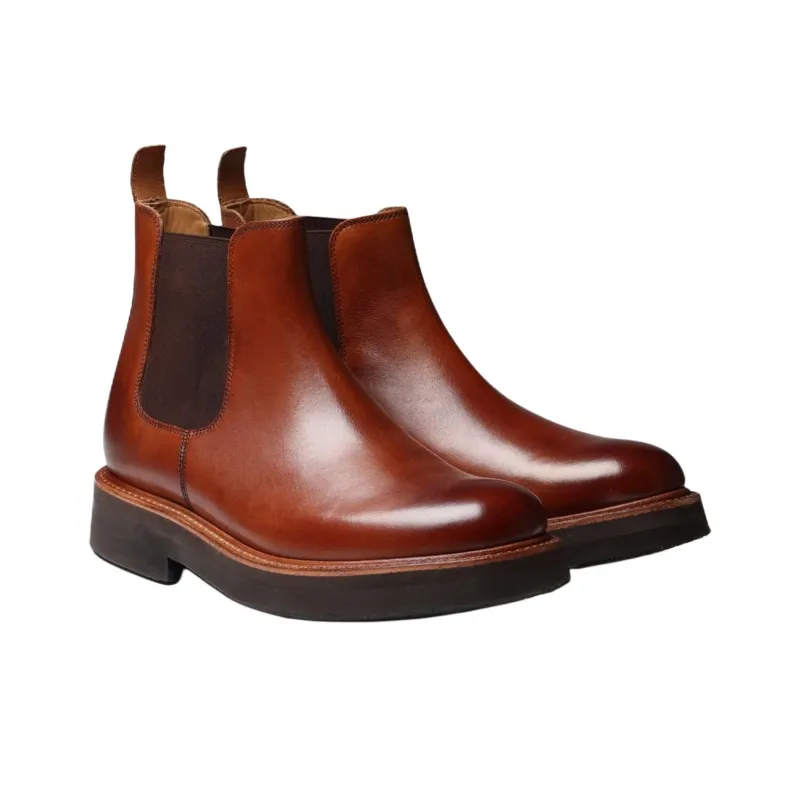 GRENSON Colin Chelsea Boots Men's Brown-3