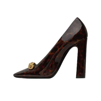SAINT LAURENT Silvana Square Toe Pumps